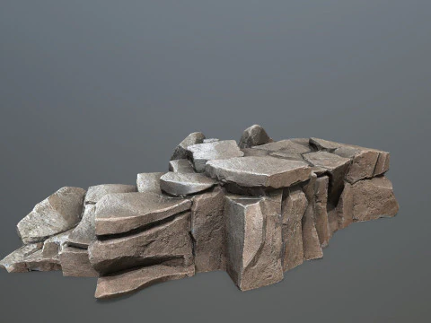 Desert rocks 3D Model