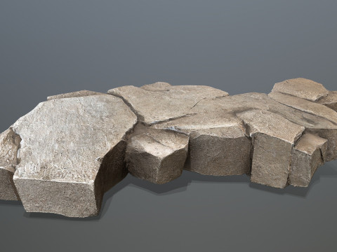 Desert rocks 3D Model