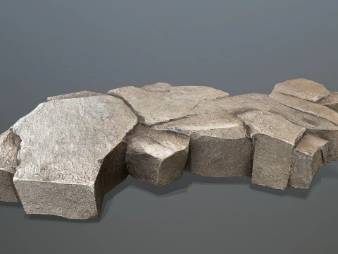 Desert rocks 3D Model