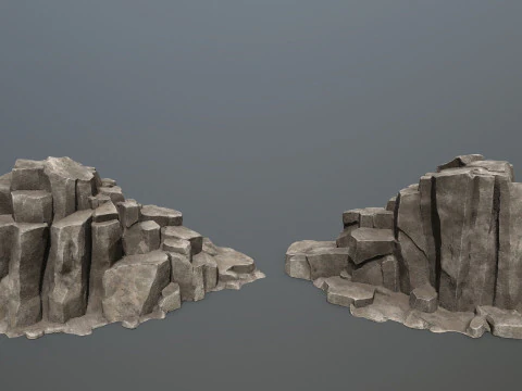 Desert rocks 3D Model