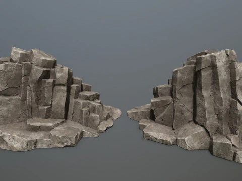 Desert rocks 3D Model