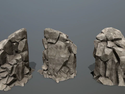 Desert rocks 3D Model
