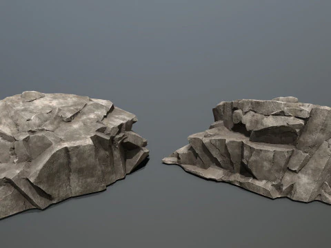 Desert rocks 3D Model