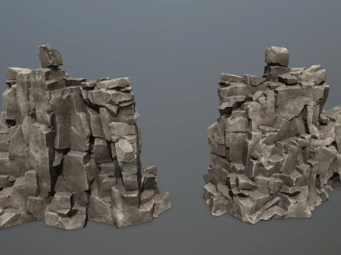 Desert rocks 3D Model