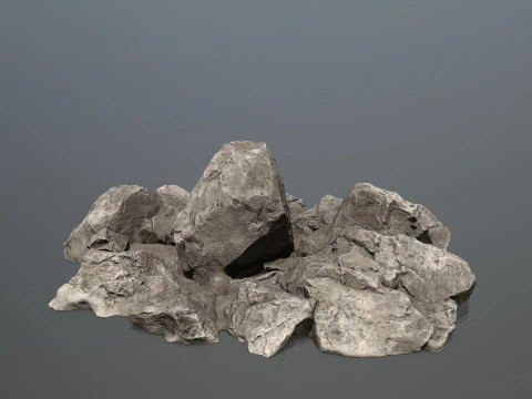 Desert rocks 3D Model