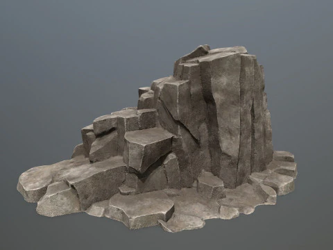 Desert rocks 3D Model