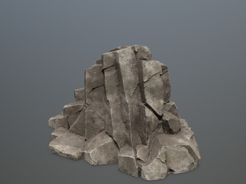 Desert rocks Model 3D