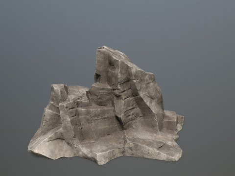 Desert rocks Model 3D