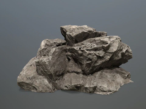 Desert rocks 3D Model