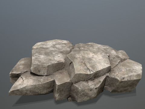 Desert rocks Model 3D