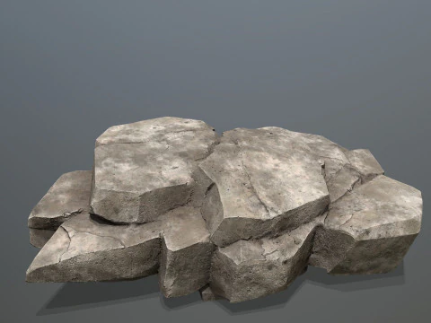 Desert rocks 3D Model