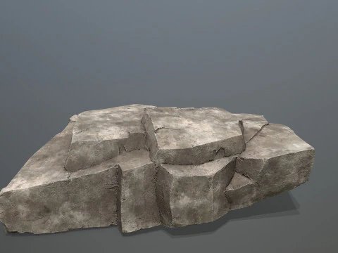 Desert rocks 3D Model
