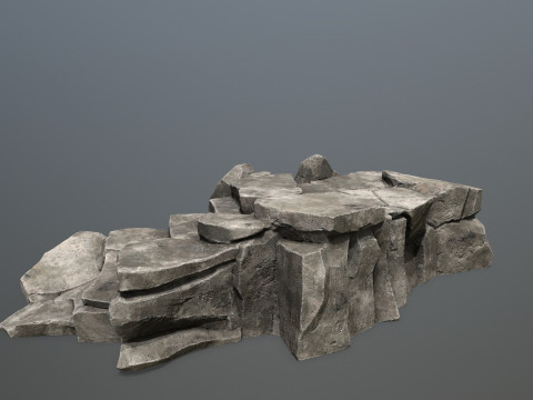 Desert rocks Model 3D