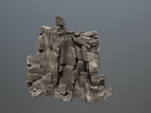 Desert rocks Model 3D