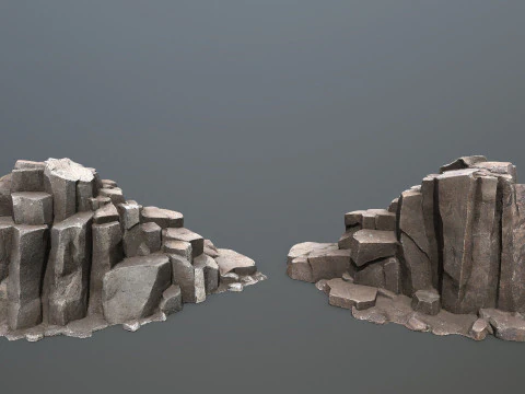 Volcanic rocks 3D Model