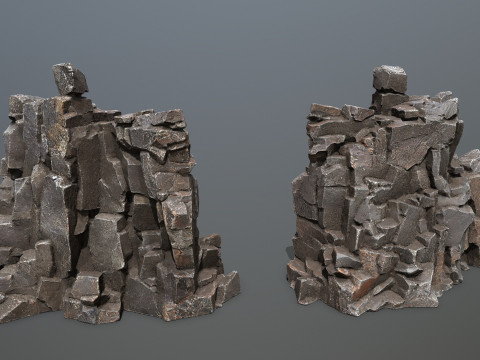 Volcanic rocks 3D 模型