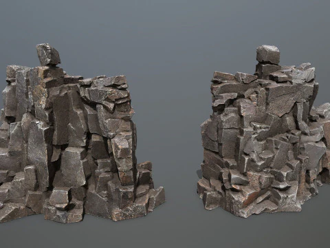 Volcanic rocks 3D Model