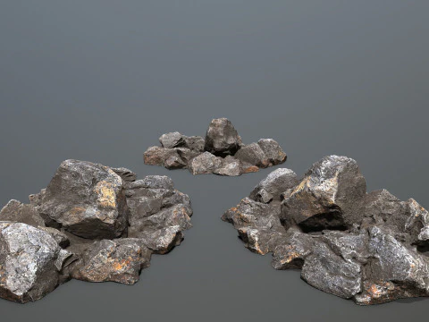 Volcanic rocks 3D Model