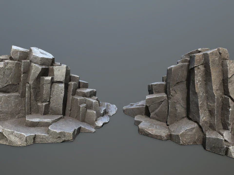 Volcanic rocks 3D Model