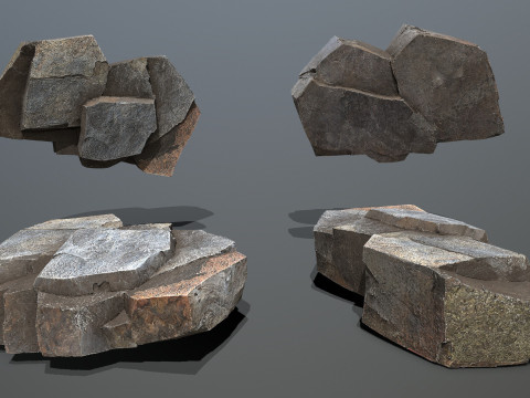 Volcanic rocks 3D 模型