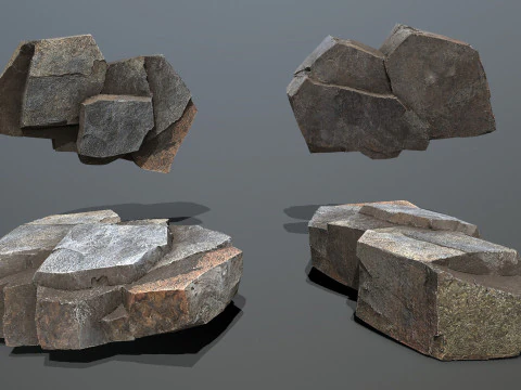 Volcanic rocks 3D Model