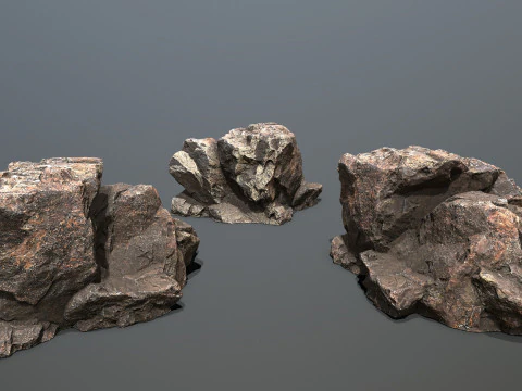 Volcanic rocks 3D Model