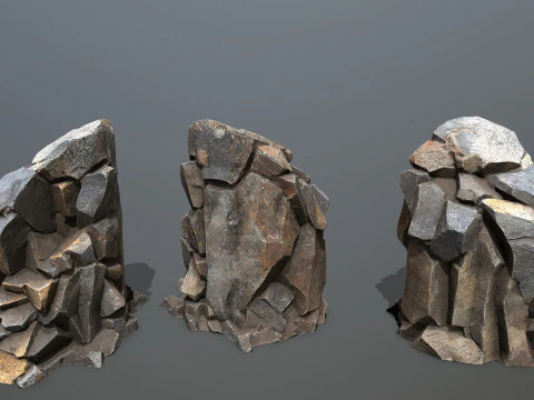 Volcanic rocks 3D Model