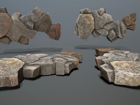 Volcanic rocks 3D Model