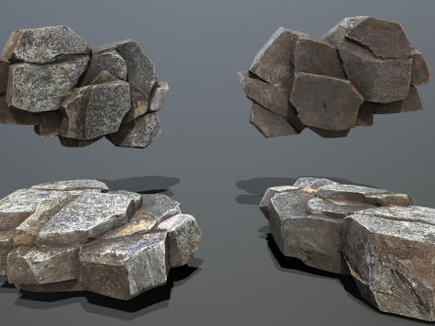 Volcanic rocks 3D 模型
