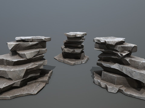 Volcanic rocks 3D 模型