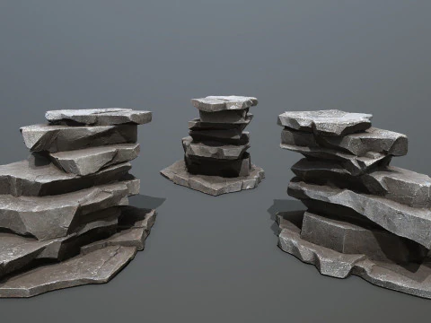 Volcanic rocks 3D Model