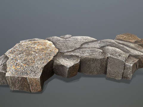 Volcanic rocks 3D 模型