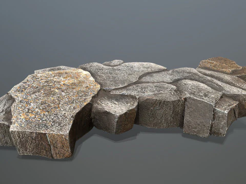 Volcanic rocks 3D Model