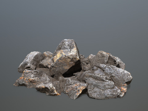 Volcanic rocks 3D 模型