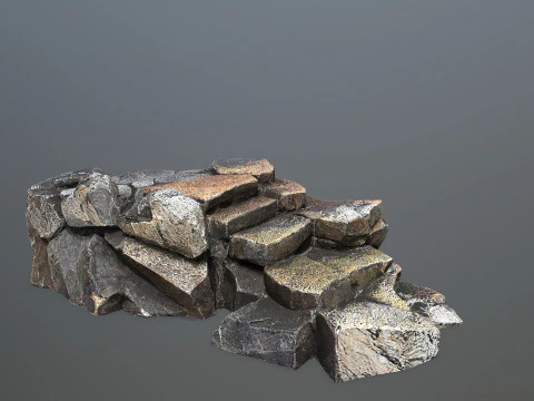 Volcanic rocks 3D Model