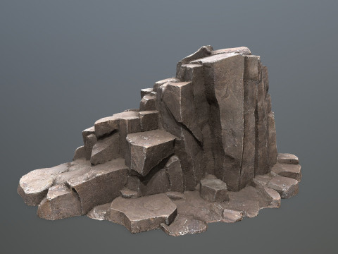 Volcanic rocks 3D 模型