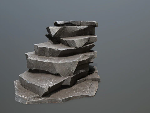 Volcanic rocks 3D Model