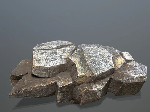 Volcanic rocks 3D Model