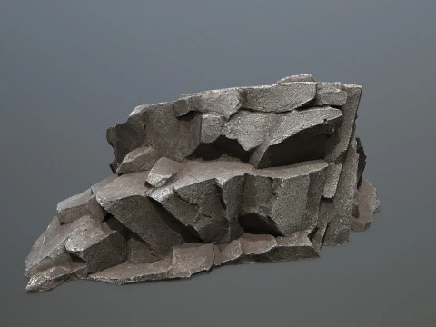 Volcanic rocks 3D Model