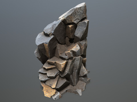 Volcanic rocks 3D 模型