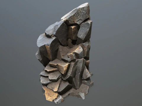 Volcanic rocks 3D Model