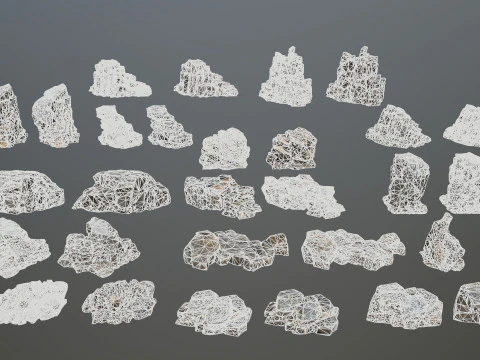 Volcanic rocks 3D Model