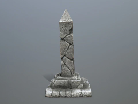 S&auml;ule 3D Modell