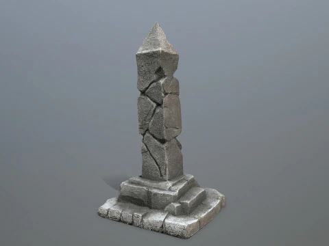 S&auml;ule 3D Modell