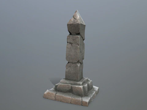 S&auml;ule 3D Modell