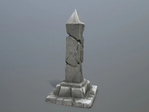 S&auml;ule 3D Modell