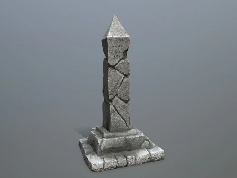 S&auml;ule 3D Modell