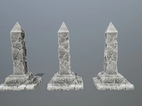 S&auml;ule 3D Modell