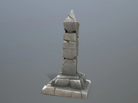 Oude pijler 3D Model