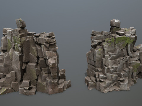 Maya rocks 3D Model